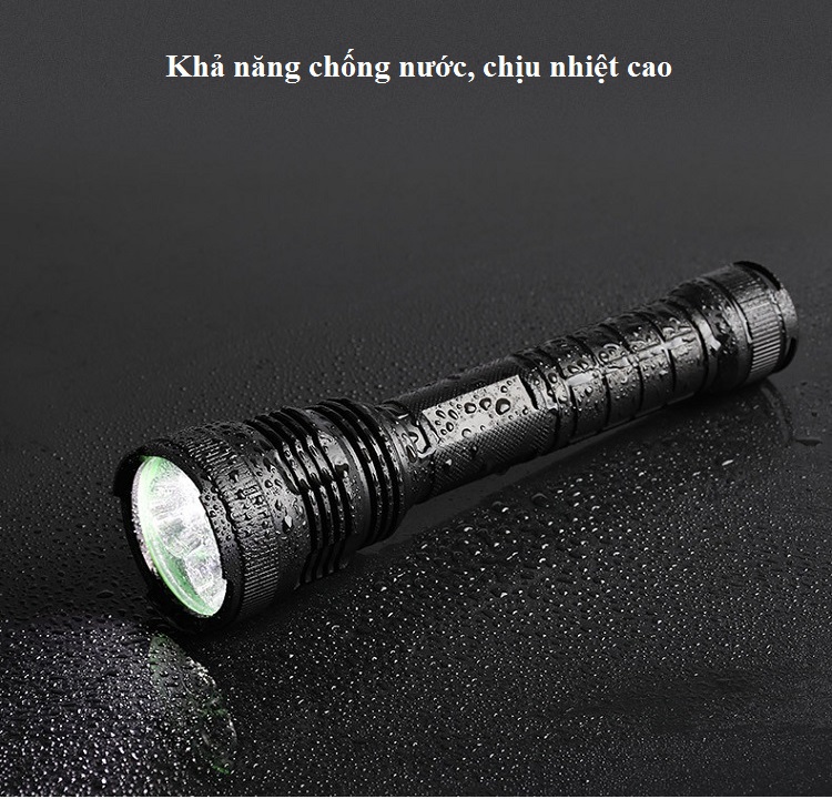 Đèn pin siêu sáng chống nước đa năng 3 bóng led ( TẶNG KÈM ĐÈN LED MINI CẮM CỔNG USB NGẪU NHIÊN )