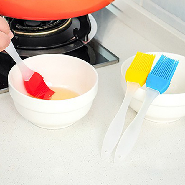 Chổi Quét Dầu Ăn Đồ Nướng bằng Silicon Cọ Quét Mỡ Nướng Thịt, Quét Mặt Bánh Cán Trong Chịu Nhiệt Đa Năng