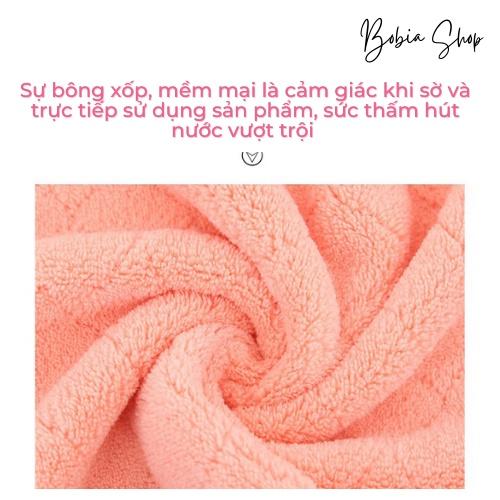 Khăn mặt cho bé chất liệu cotton mềm ngoại nhập siêu dày dặn, siêu khô thoáng kích thước 30x30cm