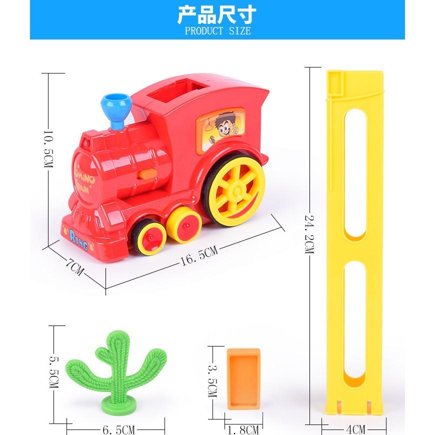 Đồ Chơi Tàu Hỏa Xếp Domino Tự Động Cho Bé Thỏa Sức Sáng Tạo