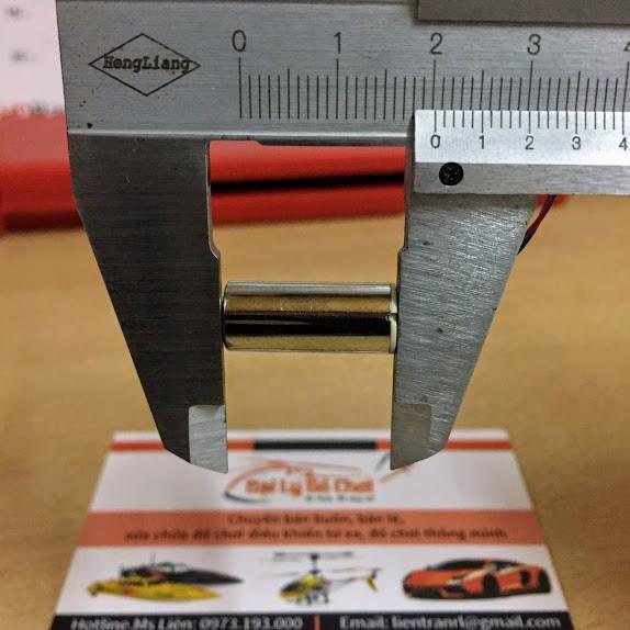 Động cơ 8.5x25mm kèm bánh răng nhựa 13 răng dành cho máy bay