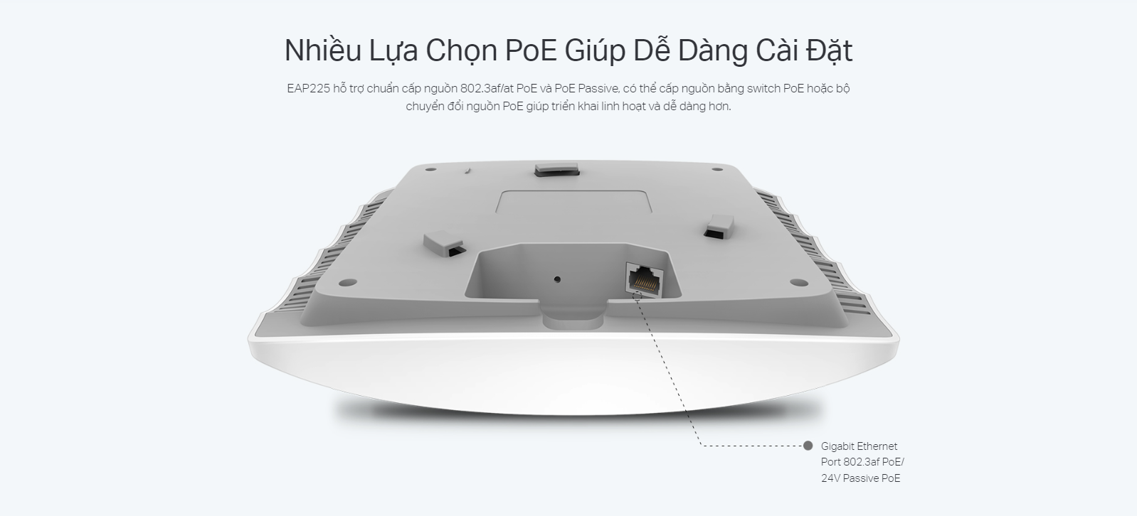 Thiết bị thu phát vô tuyến TP-LINK EAP225 băng tần 2.4GHz / 5GHz - Hàng chính hãng