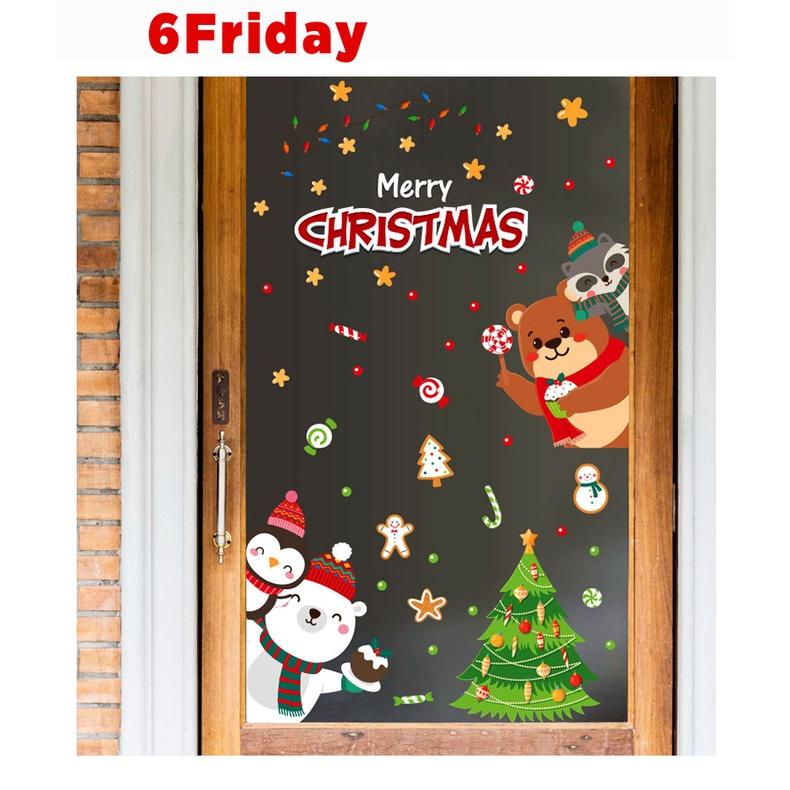Decal trang trí noel, giáng sinh nhiều hình loại tốt