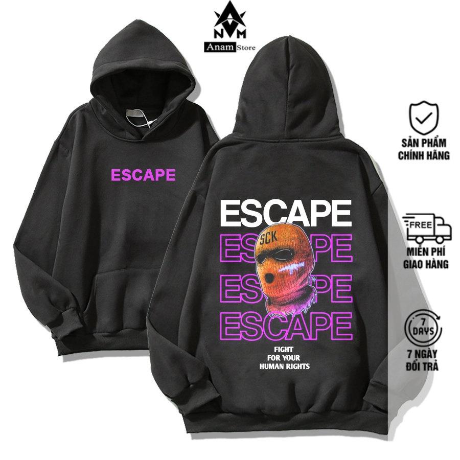 ÁO HOODIE FORM RỘNG NAM NỮ ESCAPE
