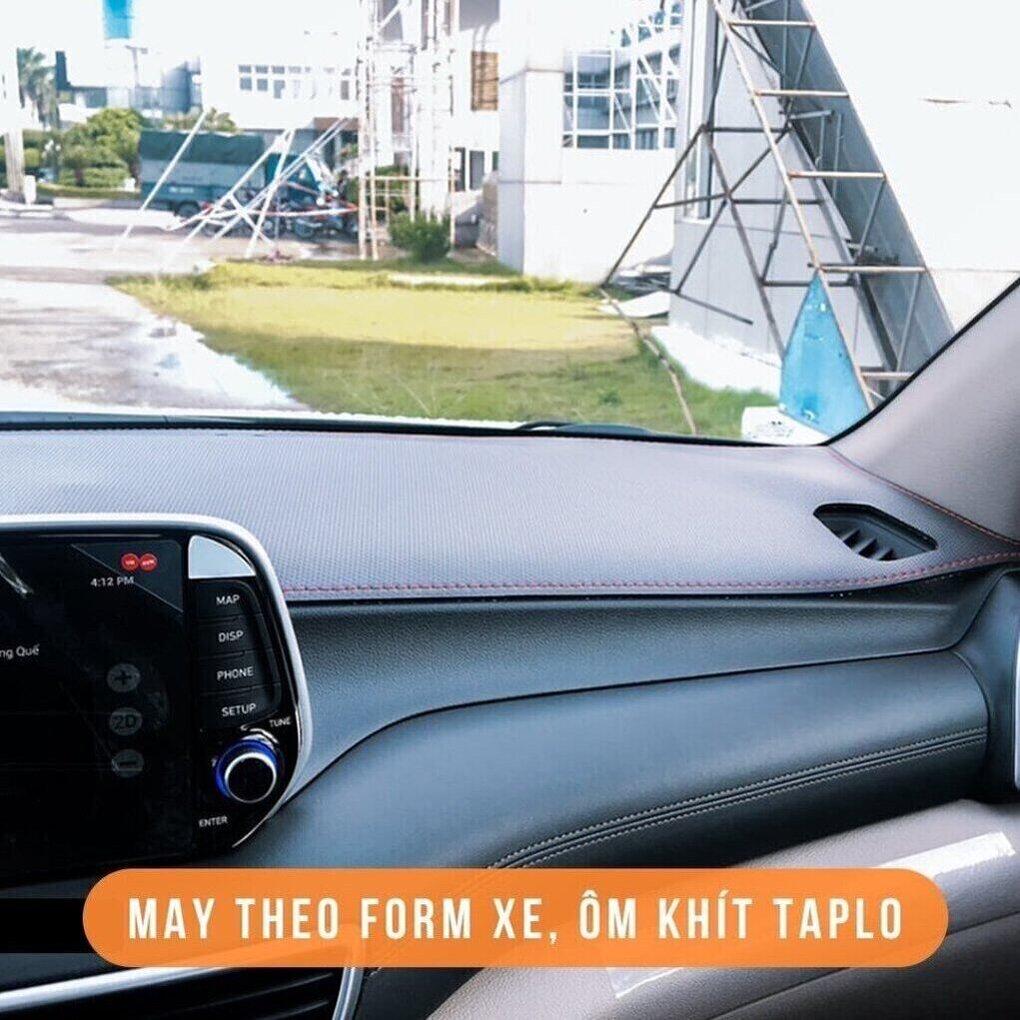 Thảm Taplo Da Vân Carbon Xe Vios Đời 2014-2022 Cao Cấp