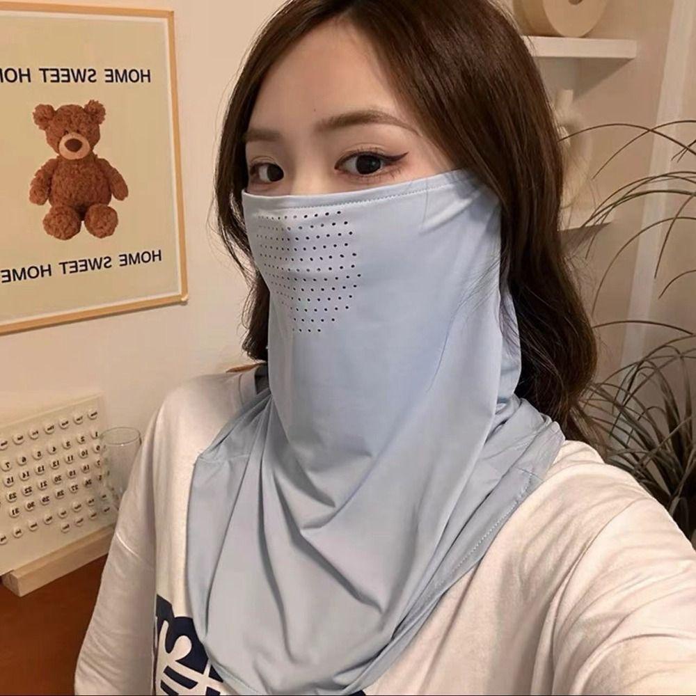 Khẩu trang băng lụa chống nắng cao cấp, khẩu trang nam nữ, chống tia UV, chống bụi, UPF50+, Hàng chính hãng