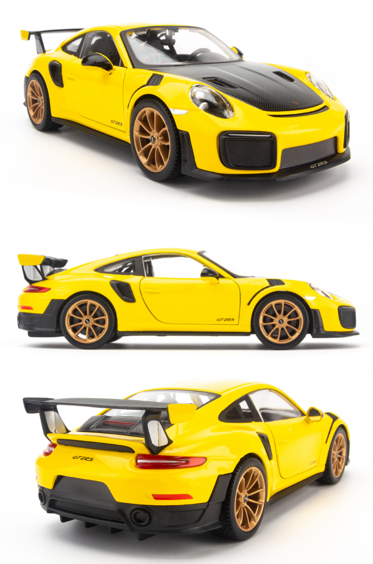 Mô hình xe Porsche 911 GT2 RS Yellow 1:24 Maisto 31523