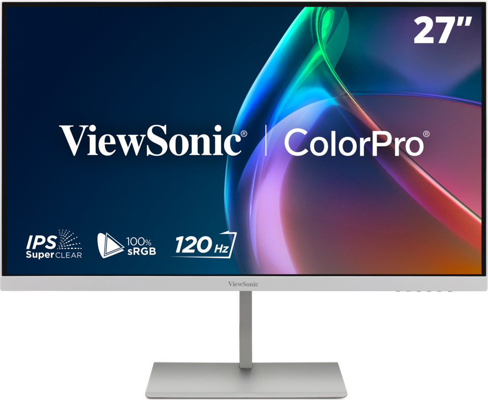 Màn Hình Đồ Hoạ Viewsonic VP2766-2K-W Màu Trắng 27 inch, 120Hz, 2K, QHD, Chứng nhận Pantone Validated, USB-C 90W - Hàng Chính Hãng