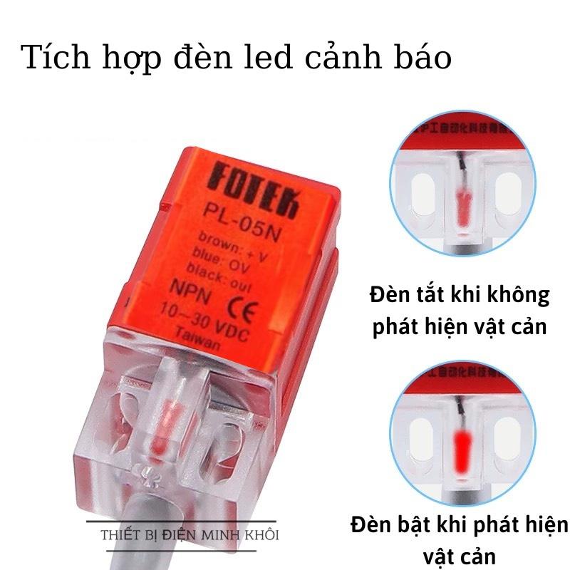 Cảm Biến Tiệm Cận Fotek PL-05P, PL-05NP, cảm biến kim loại tiệm cận fotek, photo sensor, sen sơ