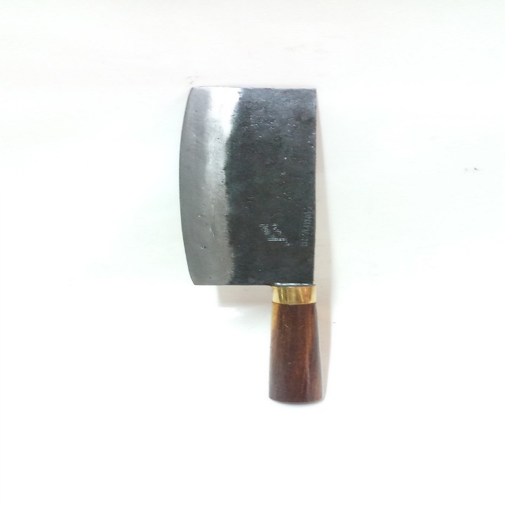 DAO THÉP NHÍP XE BẢNG VUÔNG CÁN GỖ CHẶT XƯƠNG SƯỜN,HEO,GÀ,VỊT...