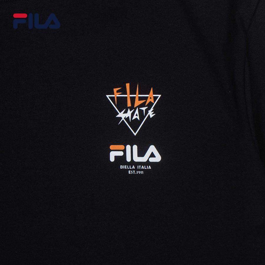 Áo thun tay ngắn thời trang unisex Fila SHORT SLEEVE TEE - FW2RSE4041X-BLK