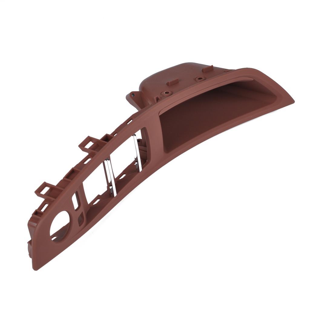 4x Car interior door handle switch button frame for 5 F10,F18,520 Brown