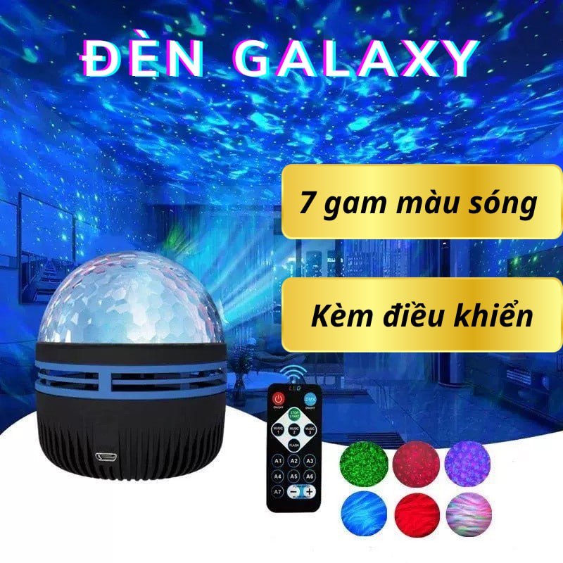 Đèn GALAXY Cực Quang USB LED Chiếu Bầu Trời Cực Quang Trang Trí, Decor Phòng Ngủ, Điều Khiển Từ Xa