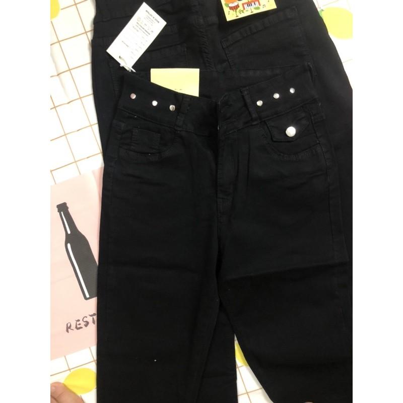 Quần bò cạp cao có kèm video chất co giãn