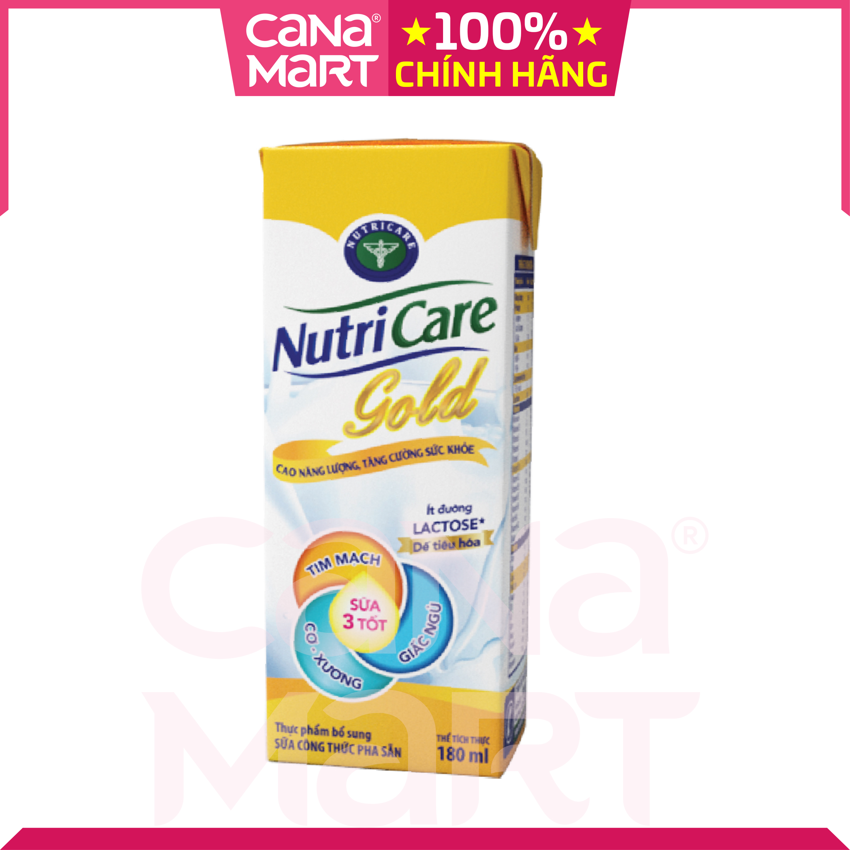 Combo 12 hộp sữa nước Nutricare Gold cho người lớn tuổi