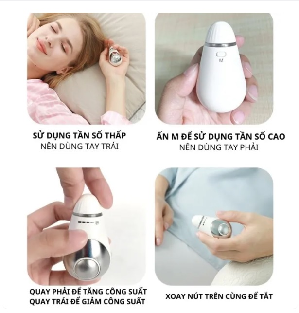 Máy giúp ngủ ngon, Thiết bị hỗ trợ dễ ngủ thông minh giúp ngủ ngon, ngủ sâu hơn, cải thiện giấc ngủ