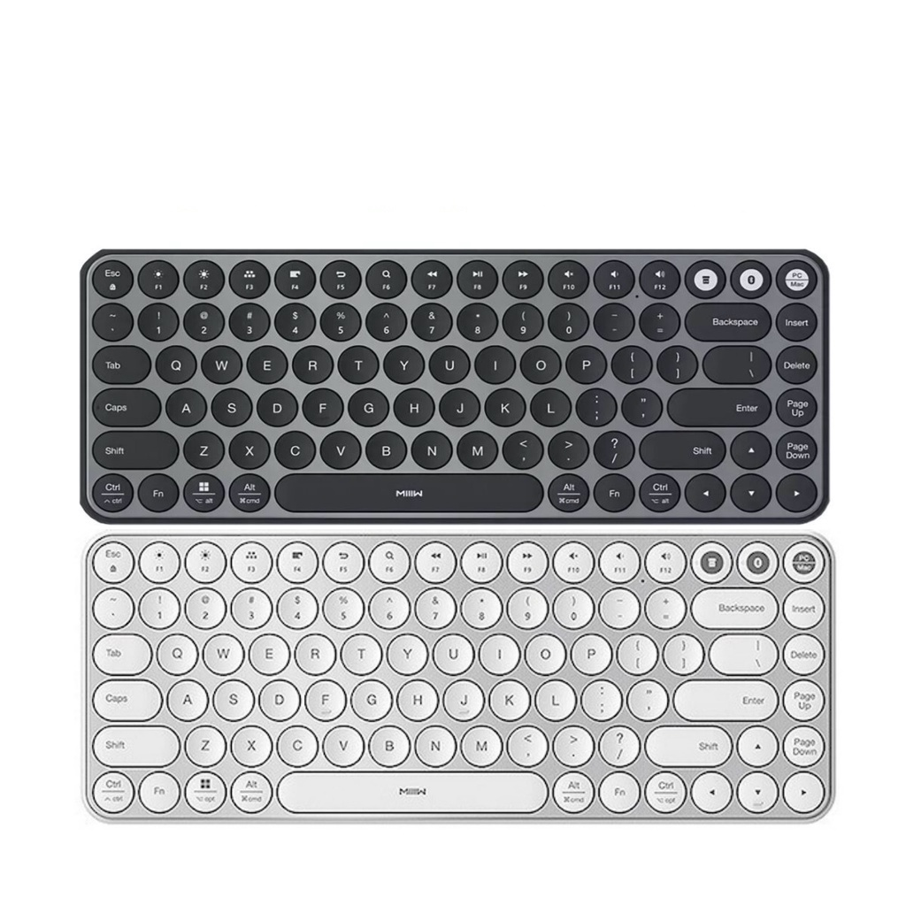 Bàn phím không dây mini 2 chế độ kết nối bluetooth hoặc USB MIIIW keyboard air 85 MWXKT01 - Hàng nhập khẩu