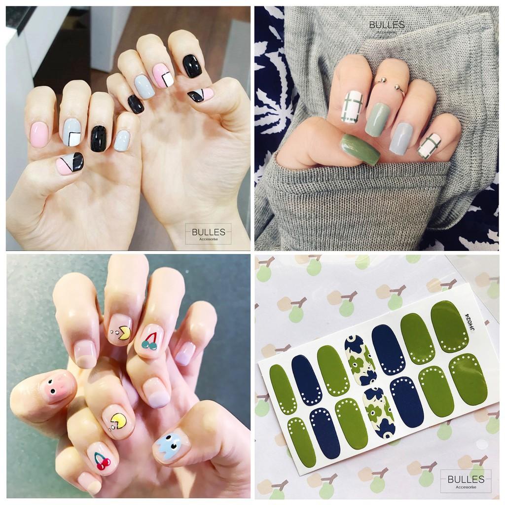 Miếng dán móng tay - Nail Wraps (14 miếng dán khô)