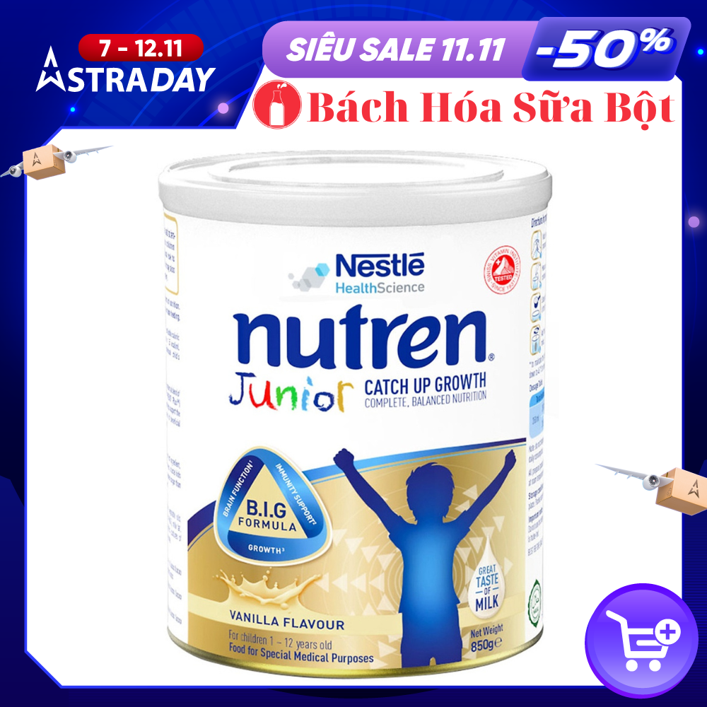 Sản Phẩm Dinh Dưỡng Nestle Nutren Junior (850g)