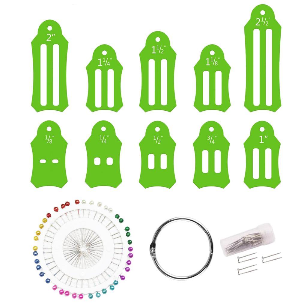 Jelly Roll Sasher Tool Kit Bias Tape Maker For Sewing Quilting DIY Strip Tools