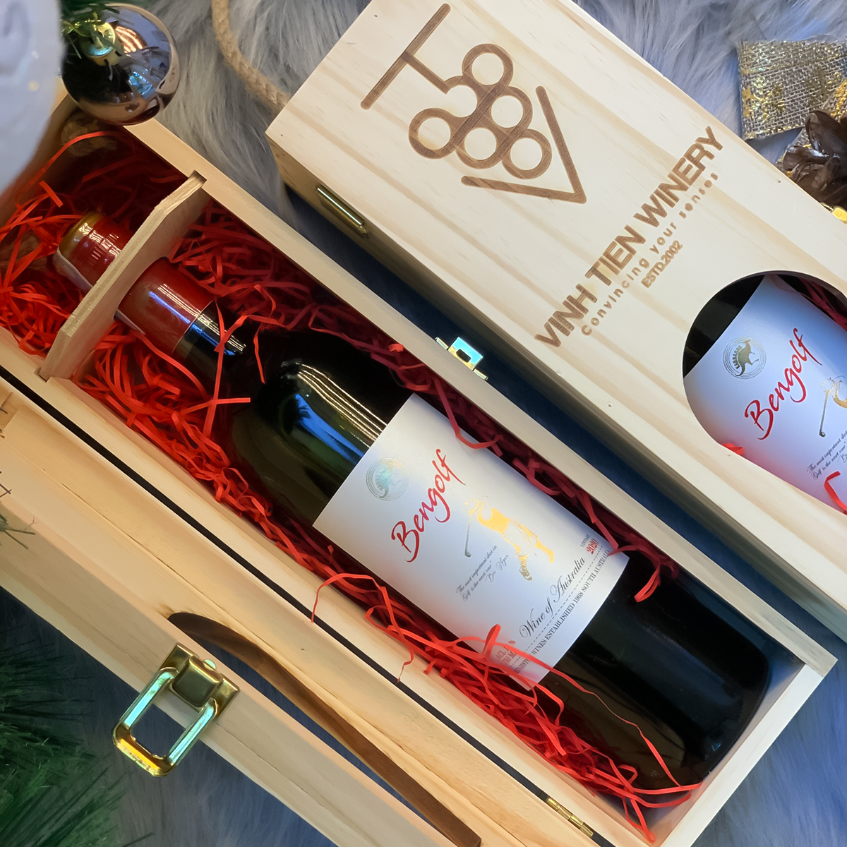 Rượu Vang Đỏ Bengolf - Nhập Khẩu Úc - Chai 750ml, 15% vol