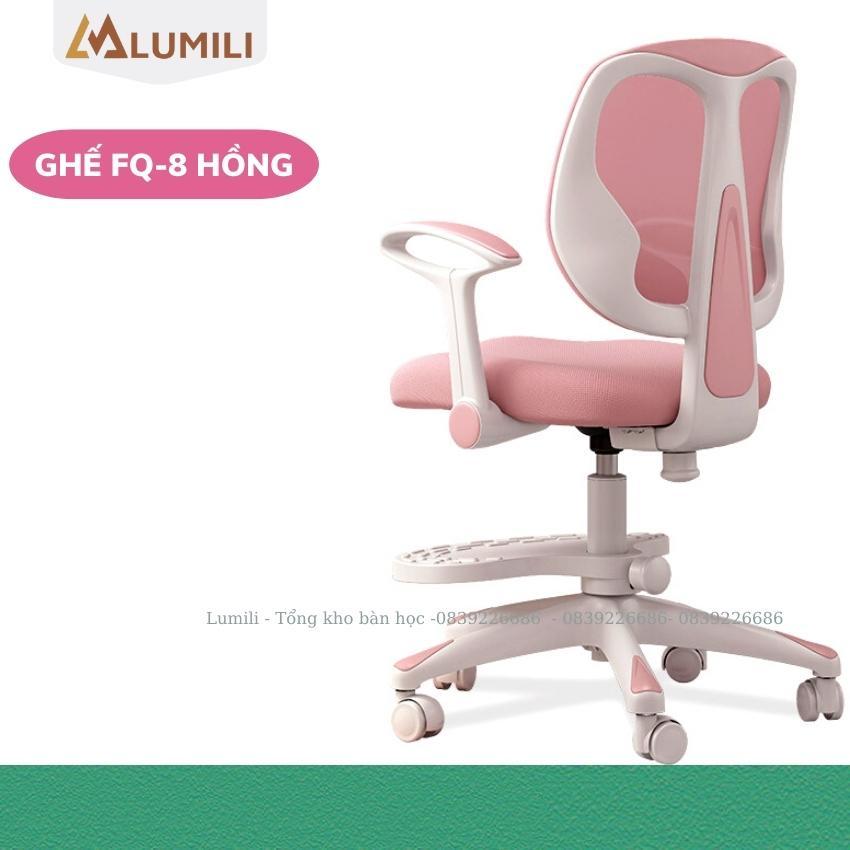 Ghế chống gù học sinh thông minh công thái học điều chỉnh 3 chiều thoáng khí kháng khuẩn bánh xe xoay 360