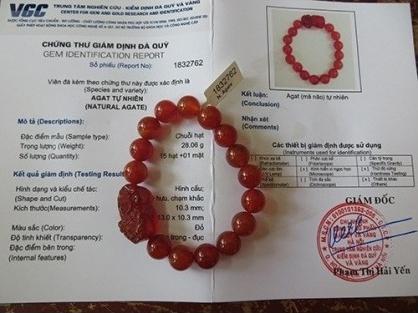 Vòng tay Tỳ Hưu đá Mã Não Đỏ hạt đá 10 ly