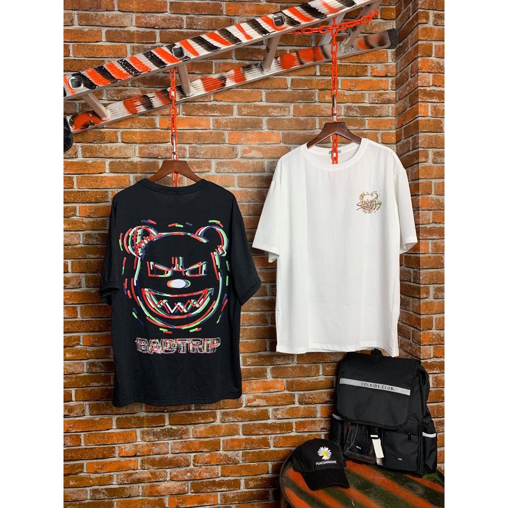 Áo Thun UNISEX Nam Nữ Tay Lửng From Rộng Giá Rẻ