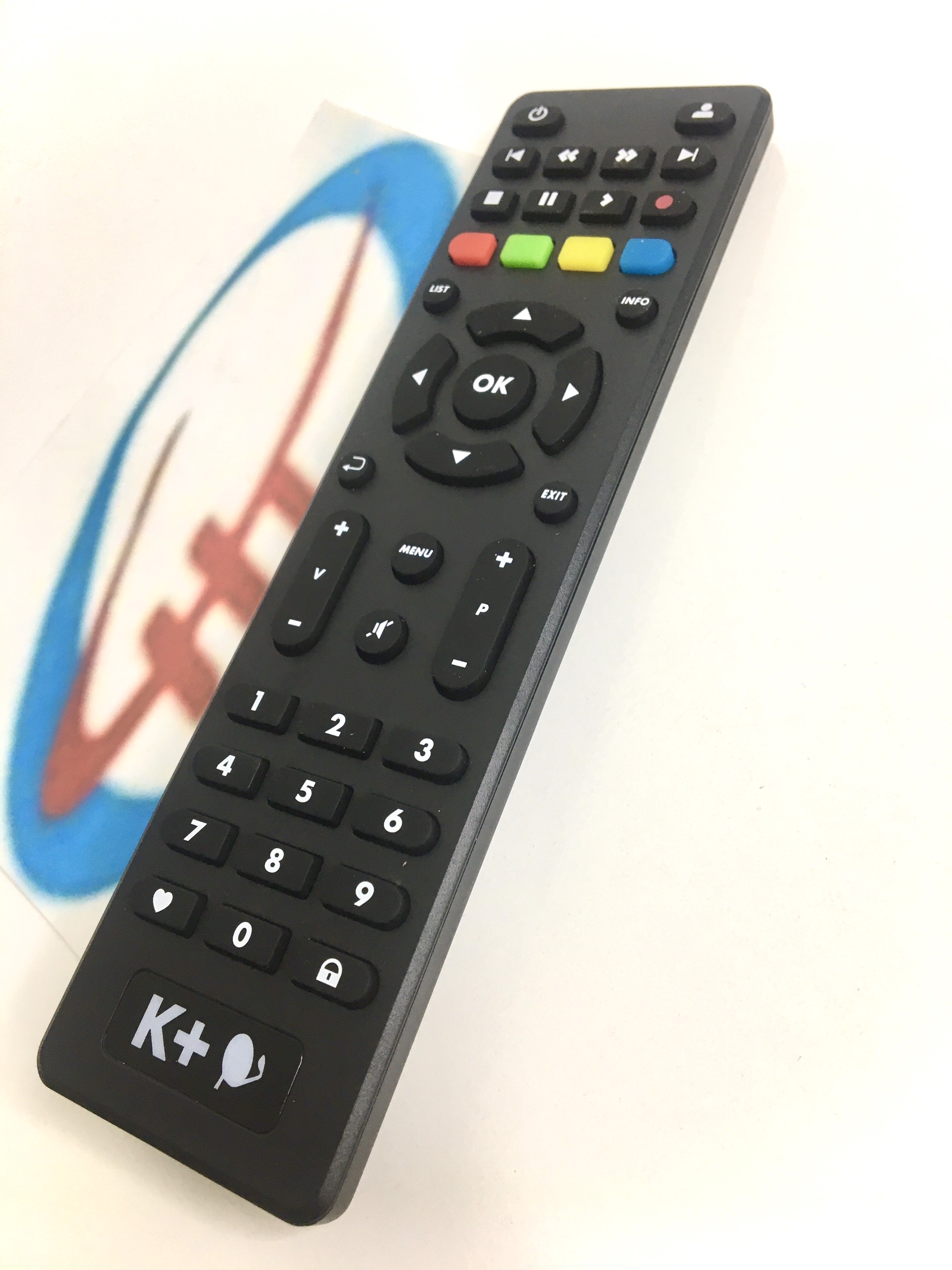 Remote đầu thu K+ model DSB4500VSTV - Hàng zin theo máy - Hàng chính hãng