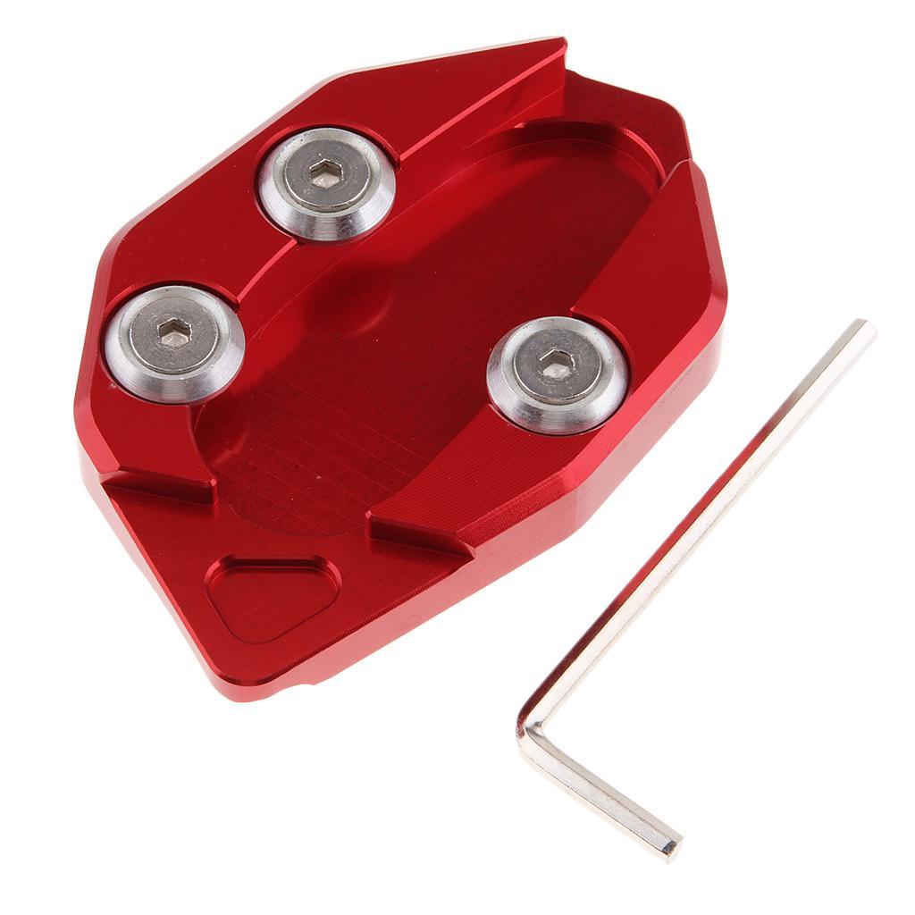 Kickstand Side Stand Extension Pad Plate for T-MAX530 08-14 Red