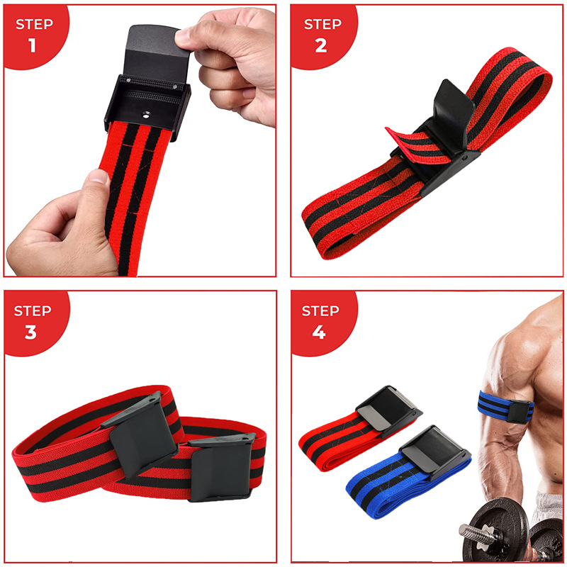 Đai bó bắp cơ tay BFR tập thể hình AOLIKES A-7960 Restriction Training Band