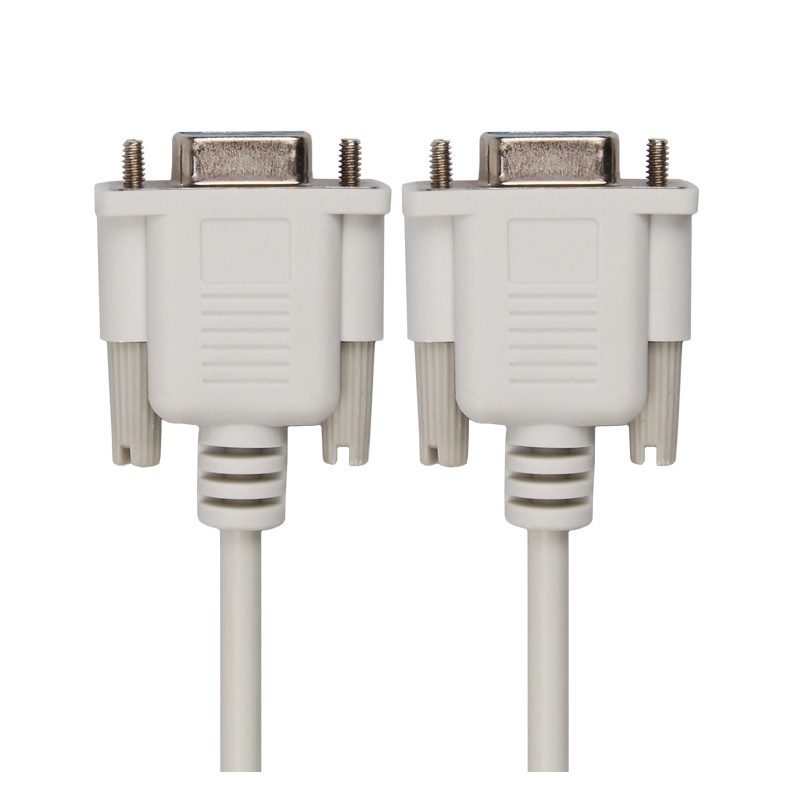 ROGTZ Cáp nối thẳng Com to Com DB9 ( Cáp RS232 ) 9F/9F Dài 1.5m Cao Cấp - Hàng Nhập Khẩu