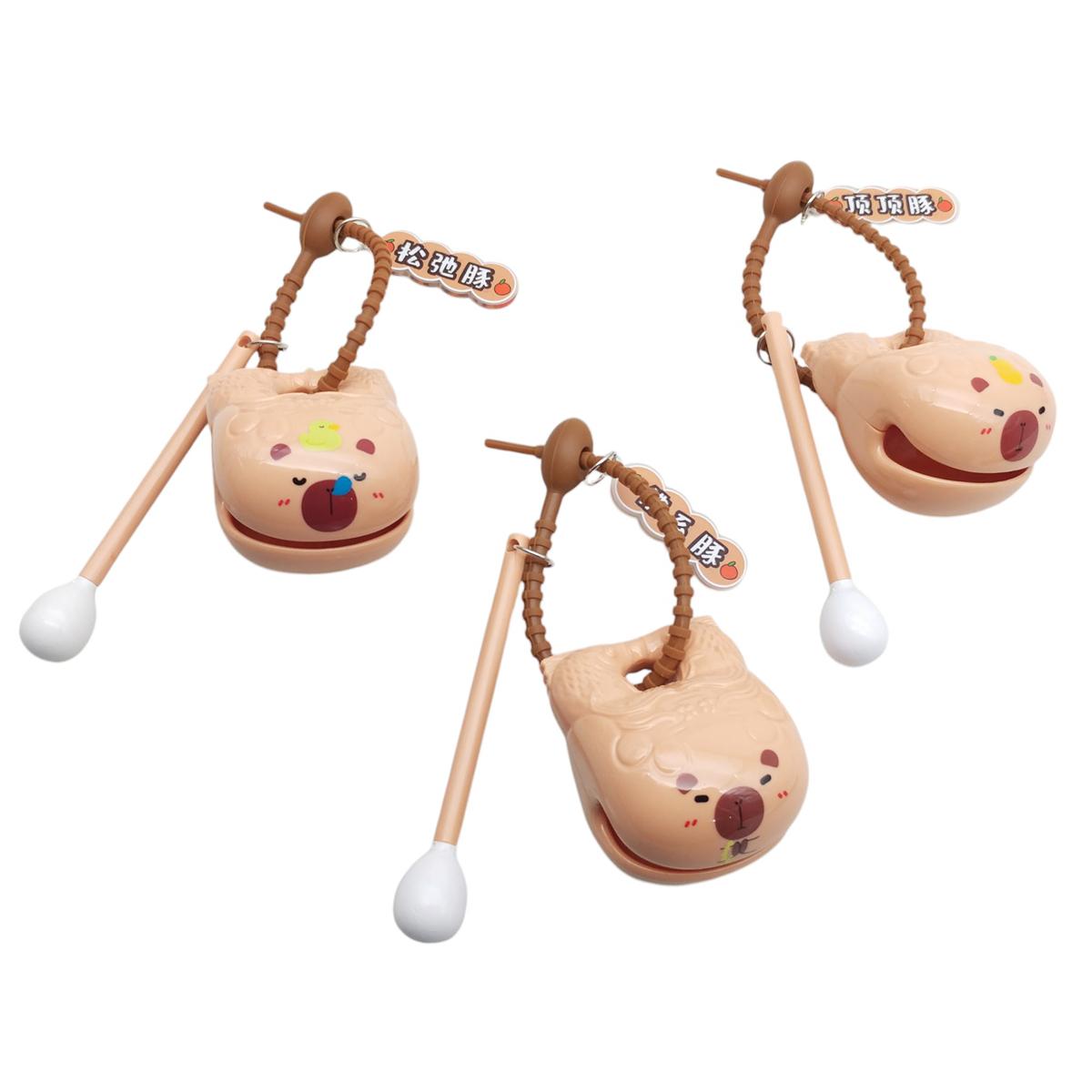Móc Khóa Gõ Mõ Capybara - R Star KC-001 (Mẫu Sản Phẩm Giao Ngẫu Nhiên)