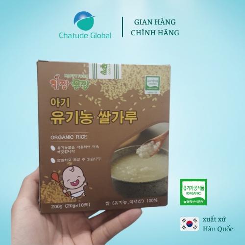 Gạo vỡ hữu cơ Happy Food Hàn Quốc