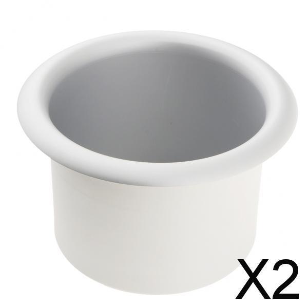 2x Aluminum Alloy Cup Drink Botttle Holder for Marine Boat Car Truck Camper RV