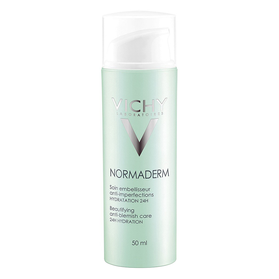 Combo Kem Dưỡng Giảm Mụn, Giảm Bóng Dầu &amp; Dưỡng Ẩm Ngày Vichy Normaderm (50ml) - Xịt Khoáng Vichy 100873972 (50g)