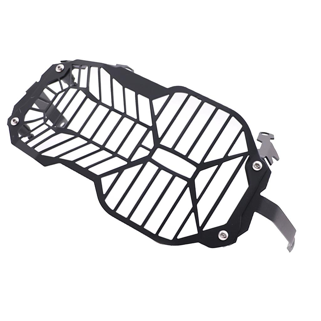 Black Motorcycle Headlight Grille Mesh Grille Headlight Mesh Hood for