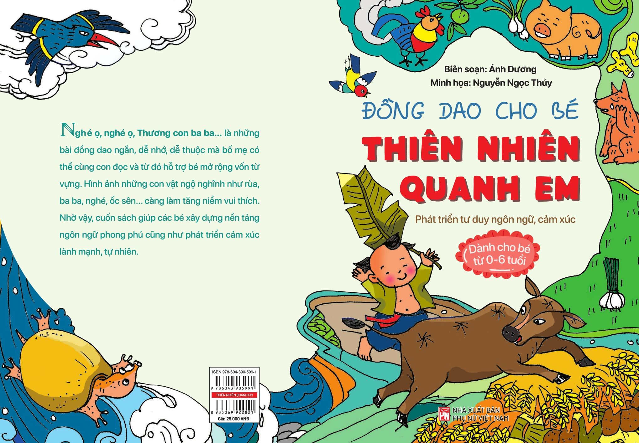 Đồng dao cho bé : Thiên nhiên quanh em – Phát triển tư duy ngôn ngữ, cảm xúc