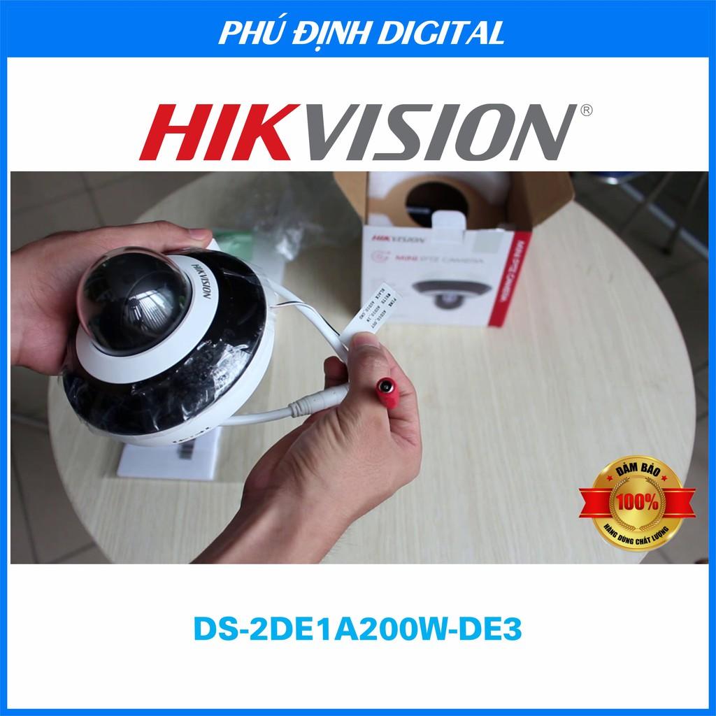 Camera Quay quyét trong nhà 2mp Hikvision mã DS-2DE1A200W-DE3 - Hàng Chính Hãng