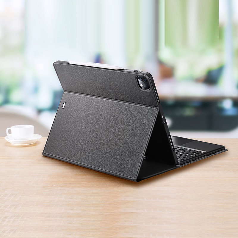 Bao da kèm bàn phím cho iPad Pro 12.9 2022/2021/2020, iPad 12.9 M1/M2 chính hãng Dux Ducis có bàn di chuột TrackPad  -Hàng chính hãng