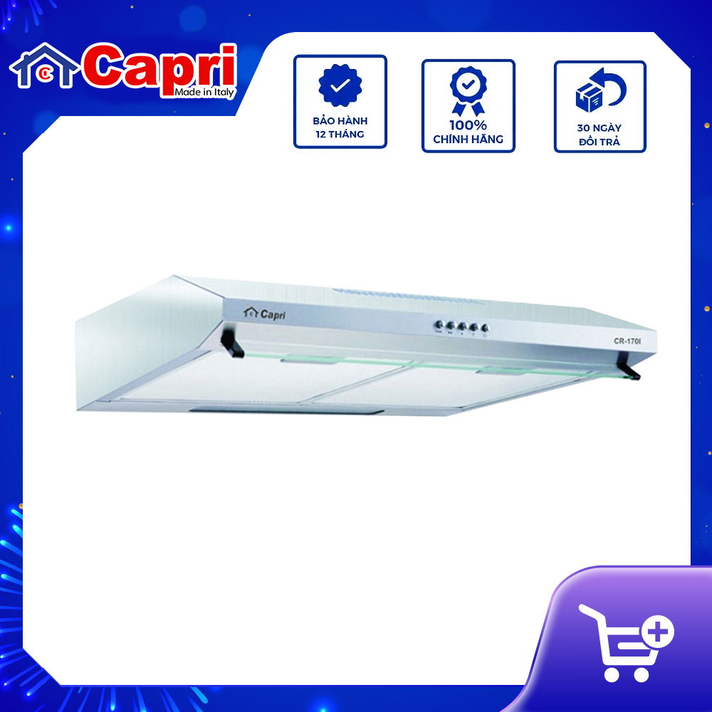 Máy Hút Khử Mùi Capri 7 Tấc CR-170I | Hàng chính hãng