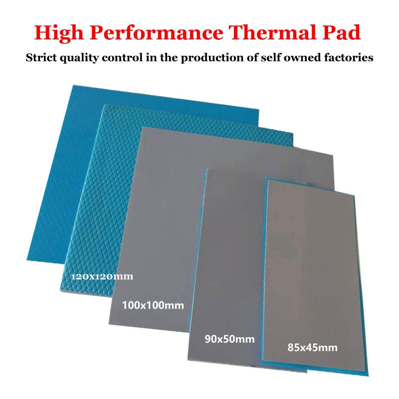 Chất lượng cao chất lượng cao 17 W/MK85x45mm Độ dẫn nhiệt CPU làm mát Làm mát Pad Silicone Pad dẫn điện
