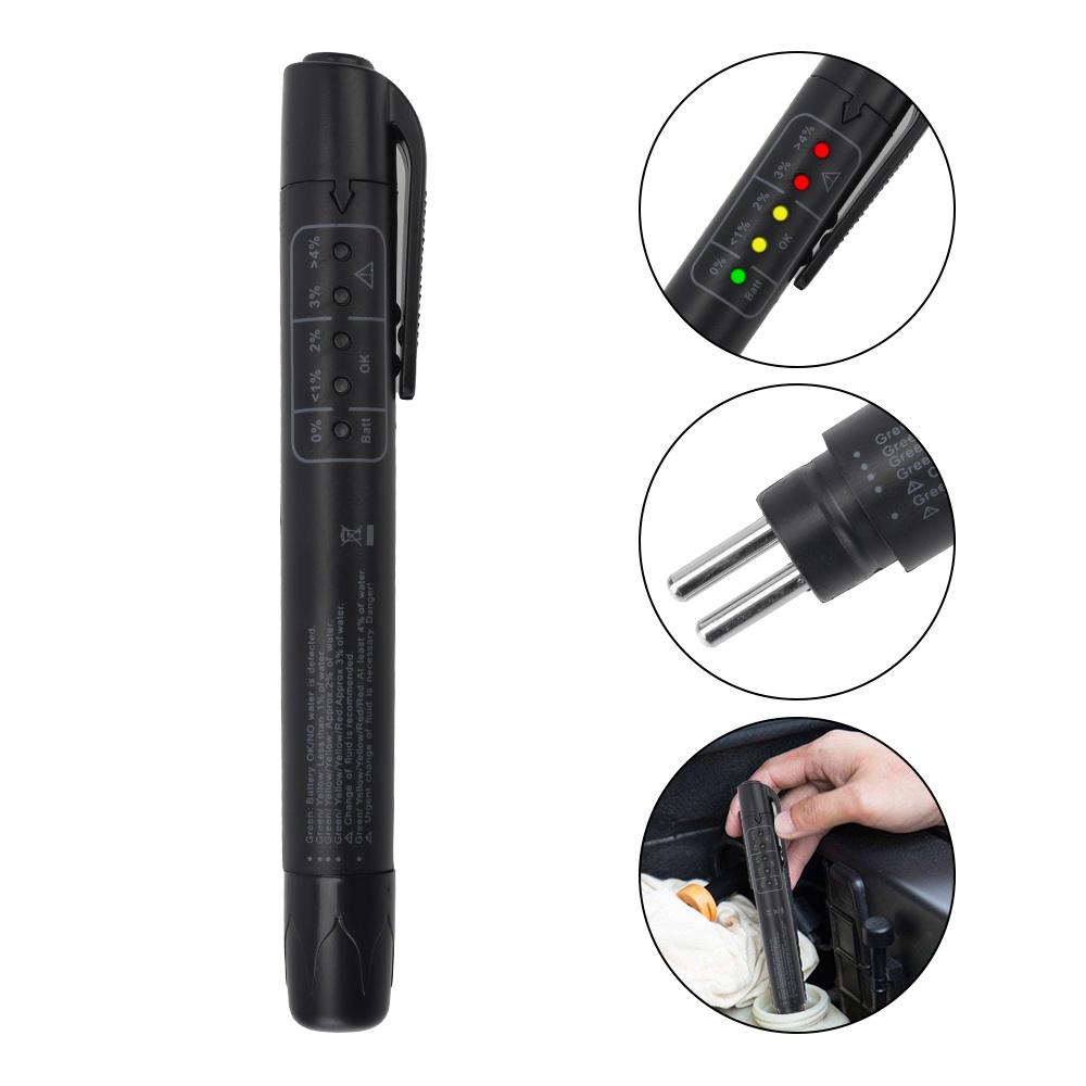 Bút kiểm tra dầu phanh xe 5 đèn LED cho DOT3/DOT4