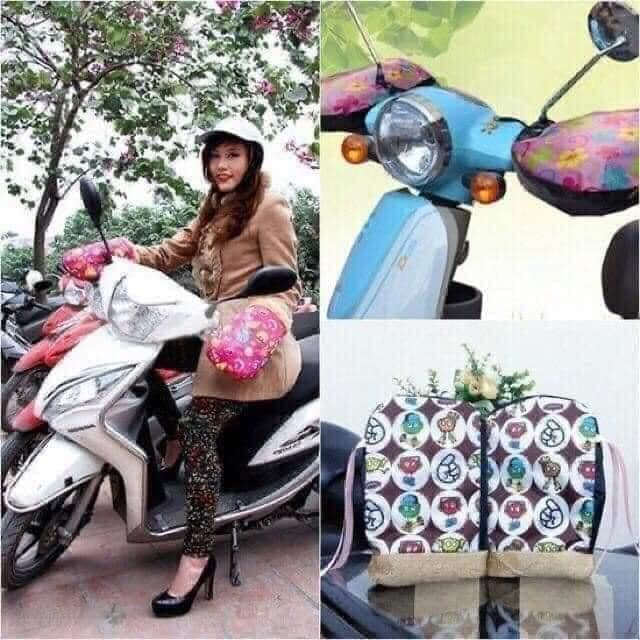 Găng tay lót nỉ đi xe máy mùa đông tiện lợi và ấm áp - Găng Tay Xe Máy Siêu Ấm Chống Thấm Nước Nam Nữ