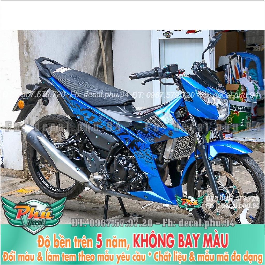 Tem Rời Satria XAnh đen . -1