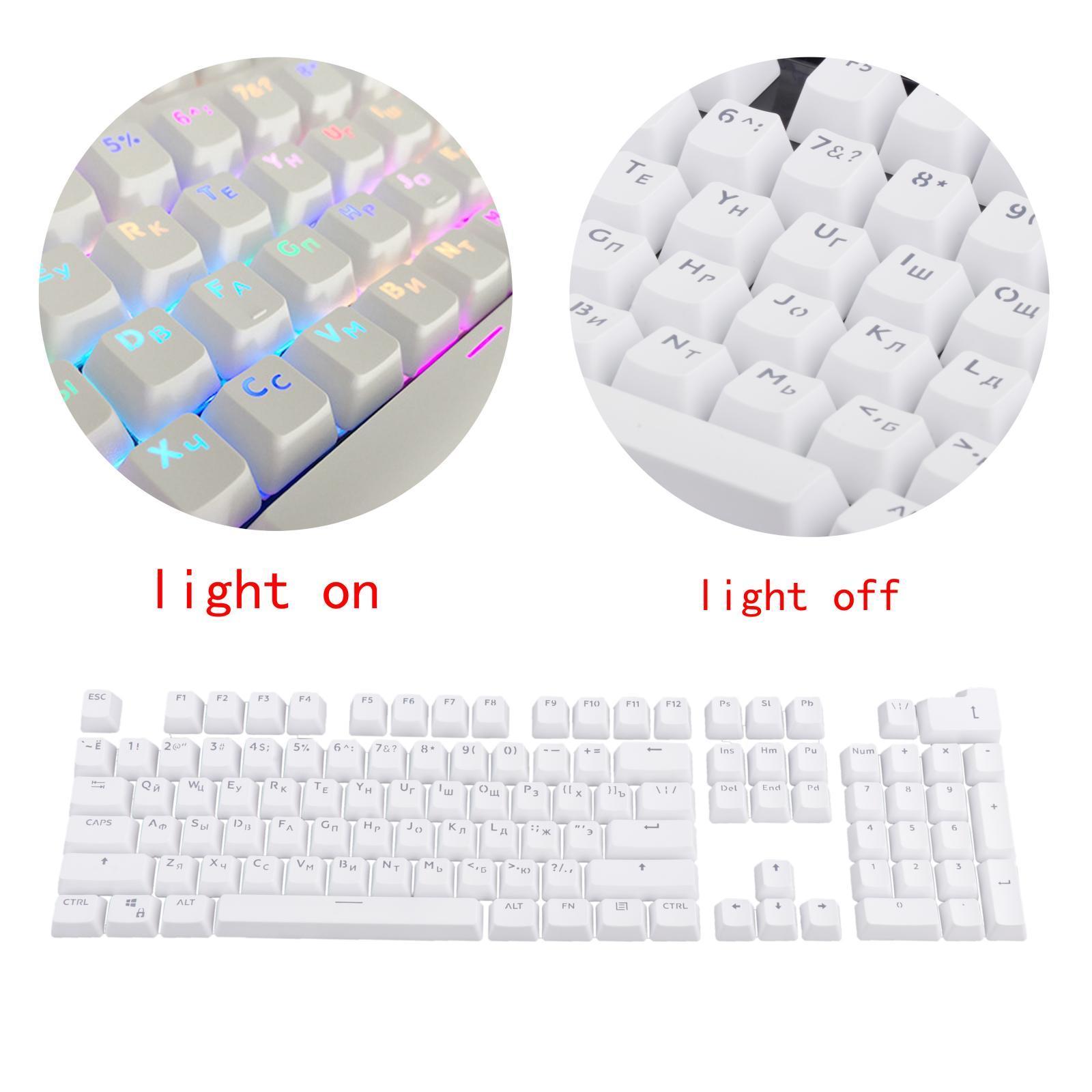 104 Key Caps PBT US Layout for CHERRY Mechanical Gaming Keyboard