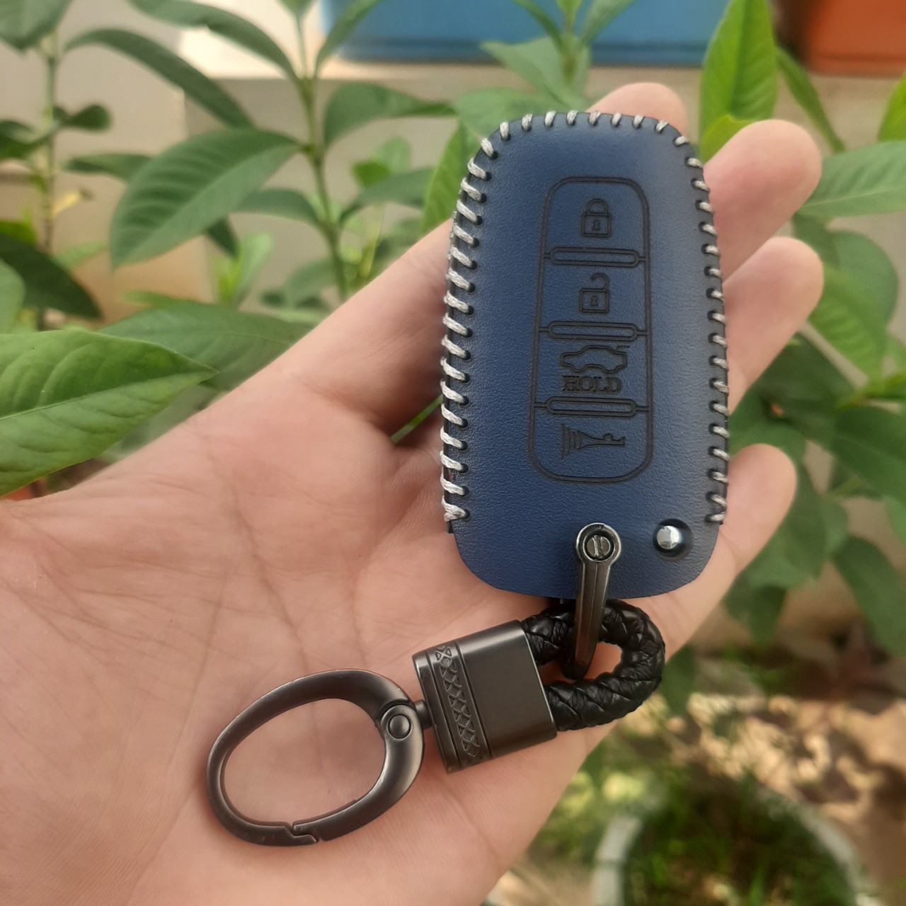 Bao Da Chìa Khóa ô tô KIA FORTE D a B ò Thật, Giá tận Xưởng, Bảo hành 2 năm, khắc tên và sđt chủ xe