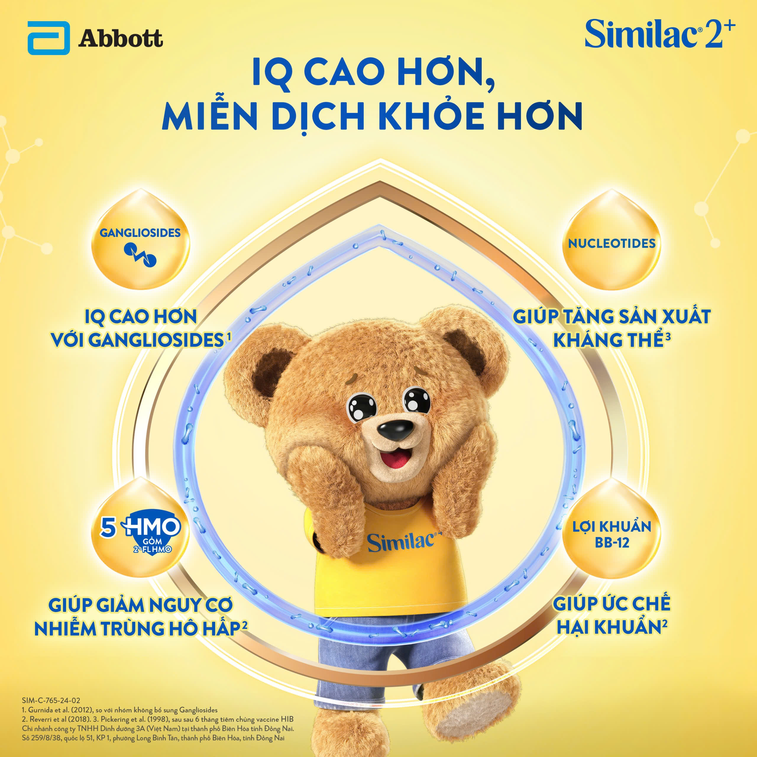 Sữa Bột Similac 2+ (Dành cho trẻ từ 2 - 6 tuổi) - 800g