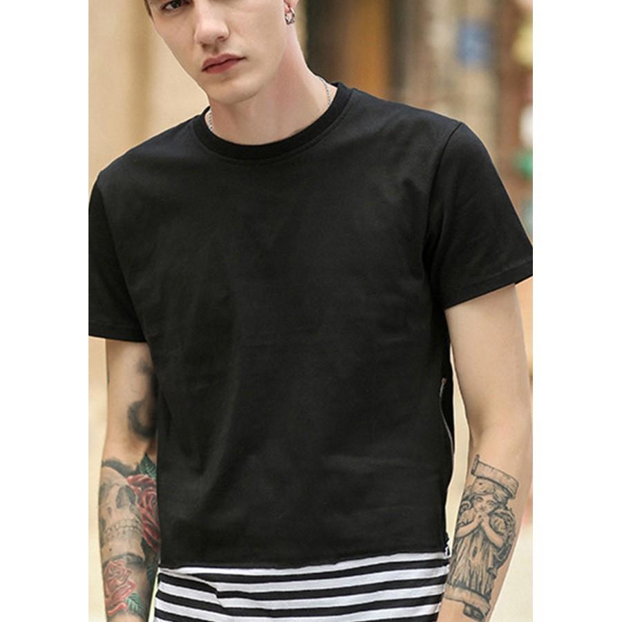 Album 10 - BST Áo thun unisex form rộng bốn mùa thời trang Hàn Quốc Trùm Unisex TNS01-5 aothununisex