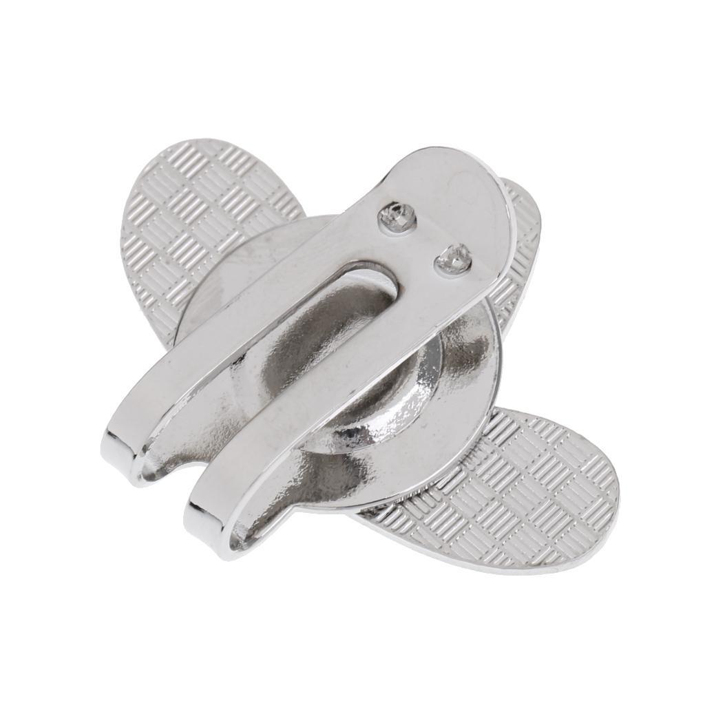 2 Pieces Alloy Golf Ball Marker Hat Clip Durable Multi Color